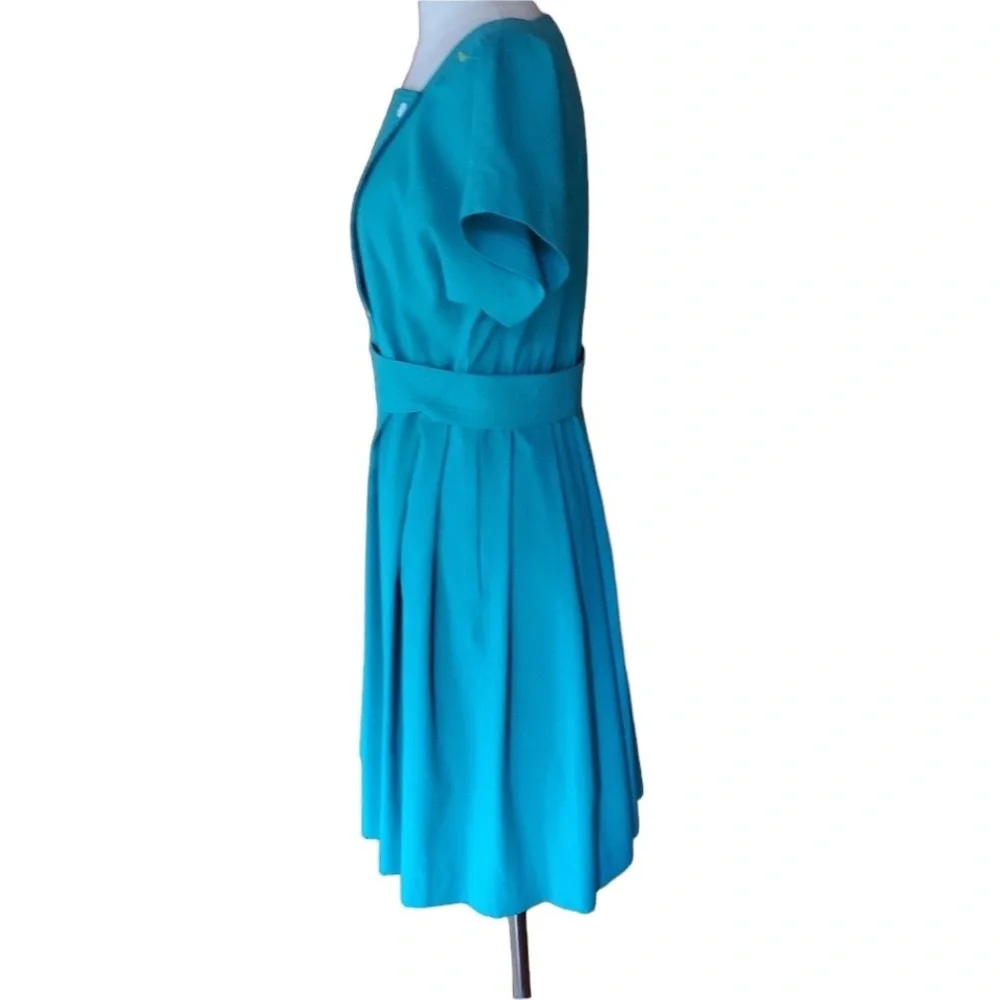 Vintage‎ California Girl Greenish Fit & Flare Dress